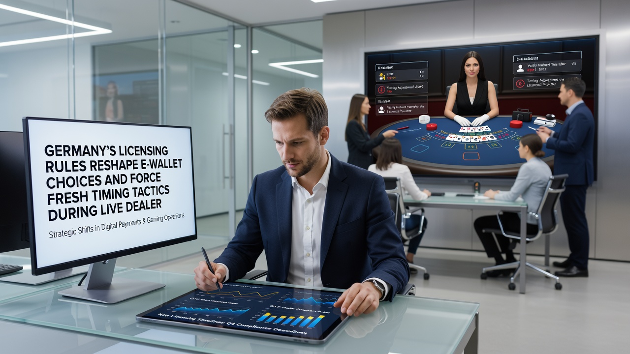 Darstellung mobiler Live-Dealer-Sessions mit Fokus auf E-Wallet-Integration und Timing unter deutschen Lizenzregeln